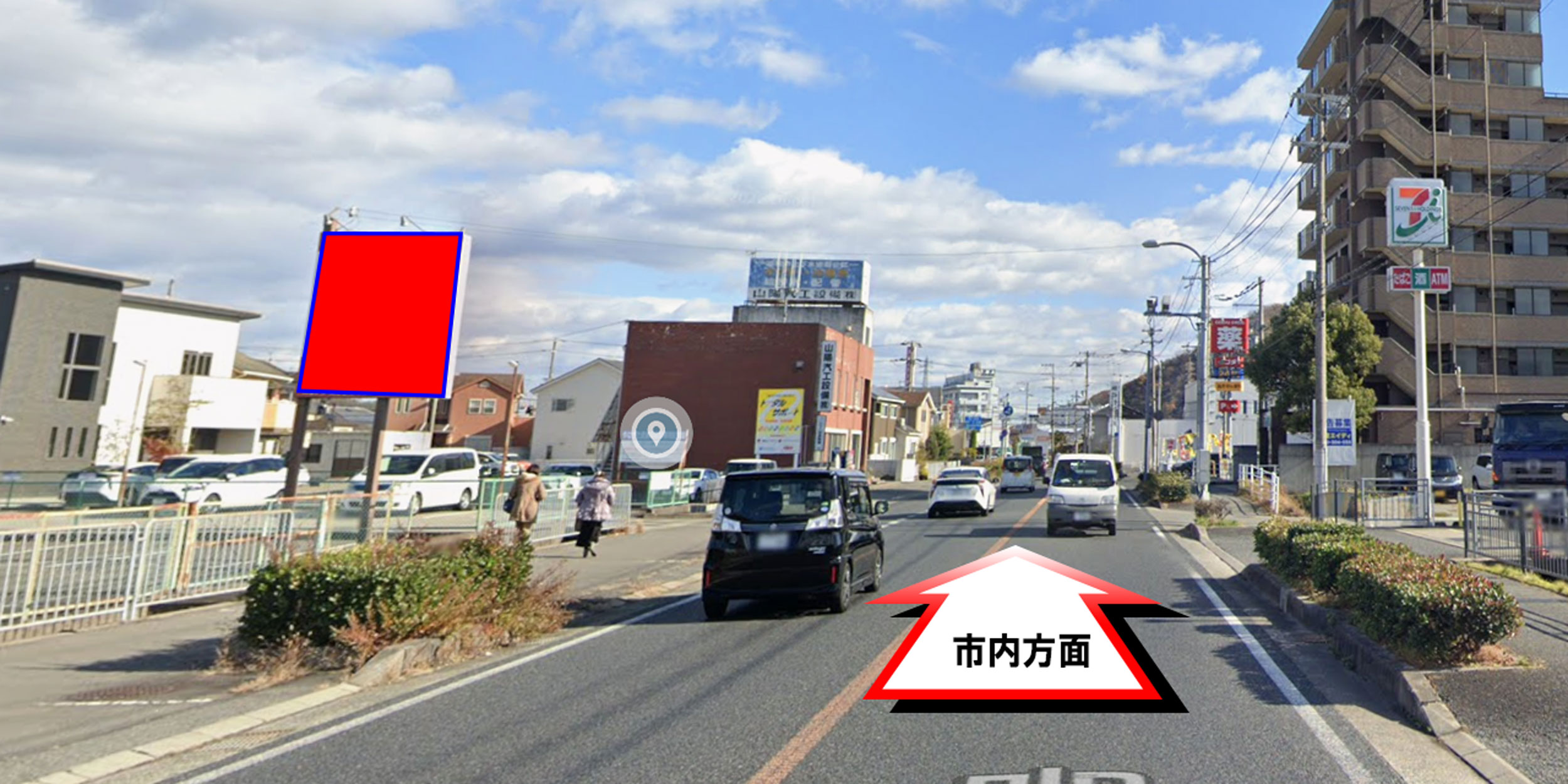 12018-1　姫路市青山　2号線沿いの現地写真